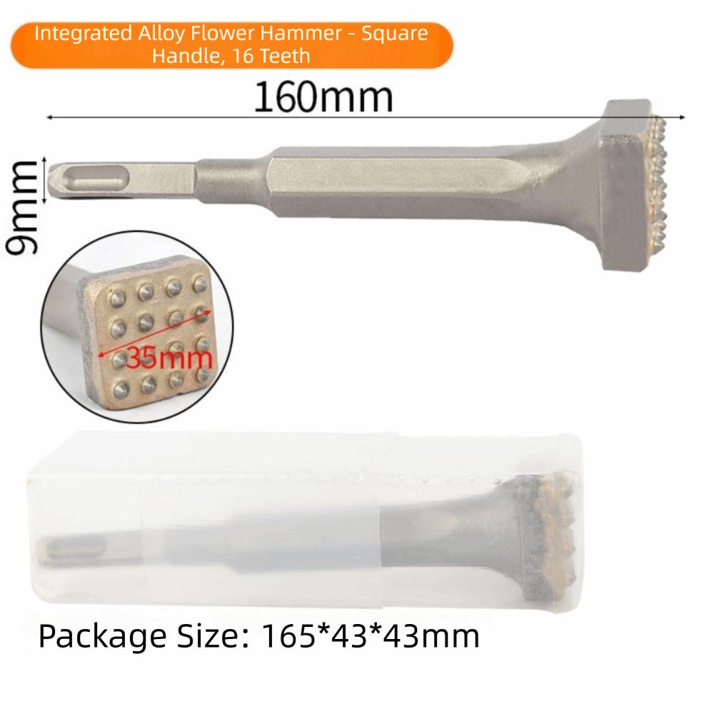 Сплавное Головное Буровое Долото Круглое Квадратное Шестигранное Наконечники Поверхностное Шерохование Бетонное Буровое Долото Многофункциональный Отбойник