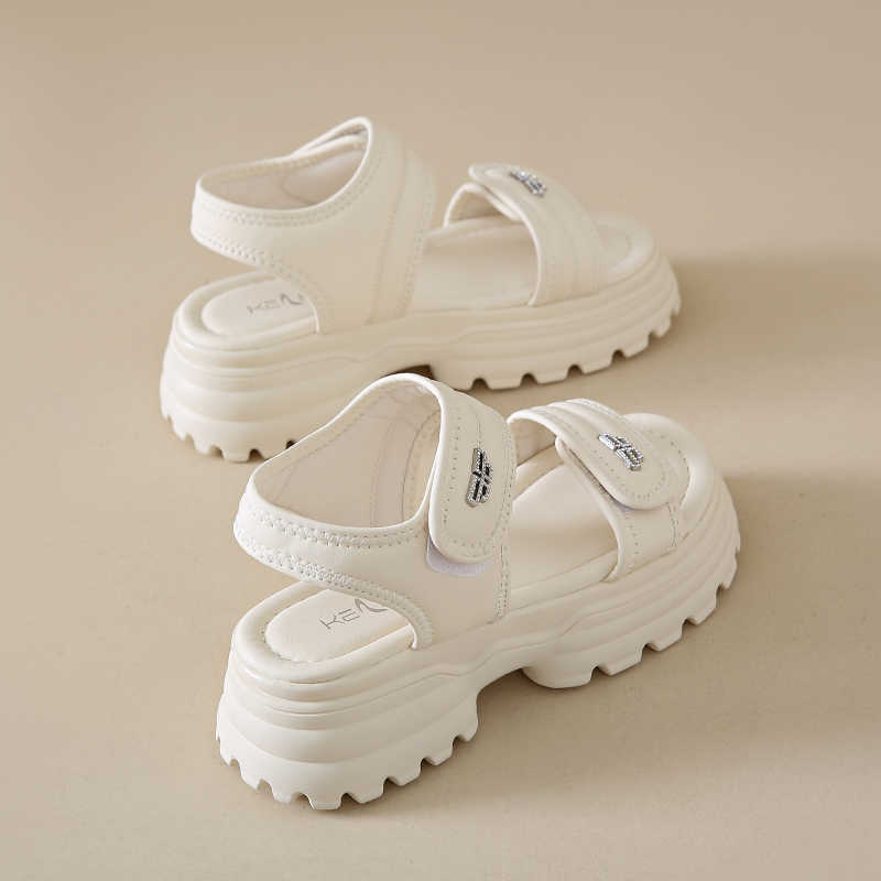 Fashion Open From The Back Round Foot Woman's Slippers For Travel Trainers Shoes Sandal Unisex Sneakers Sport First Degree Brand