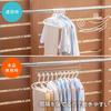 Shimomura Kihan 10-Row Hanger for Evenly Spaced Drying [Made in Japan] Prevents clothes from shifting in the wind, allows for bulk storage, and is sui