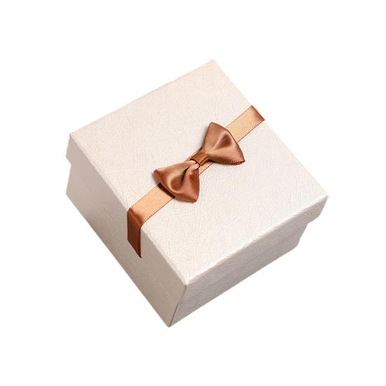 Подарочная коробка с ленточным бантом и подушечкой на День святого Валентина, для подружки невесты, на свадьбу, на день рождения, упаковочная коробка с крышкой, портативная коробка для упаковки ювелирных изделий