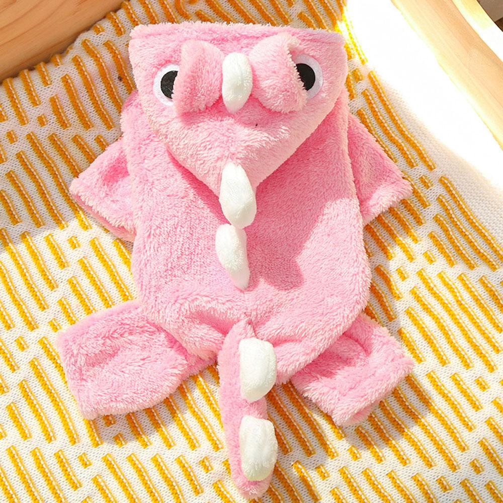 Dinosaur Dog Clothes Fleece Pet Jumpsuits Winter Dog Coat Warm Jacket for Puppies Hoodies Chihuahua French Bulldog Pet Clothing