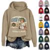 Women's Fashion Daily Versatile Casual Sweatshirts Long Sleeve Hooded Top Sweatshirts
