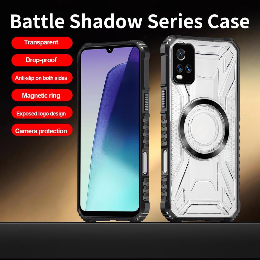 Чехол для телефона серии Battle Shadow для Vivo Y33T, Y33s, Y21T, Y21s, Y21, противоударный, защитный от падений