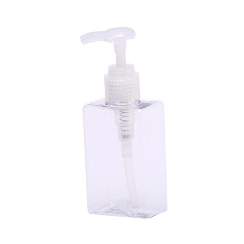 Бутылка для лосьона пластиковая прозрачная пустая портативная бутылка для шампуня(Нет этикетки)