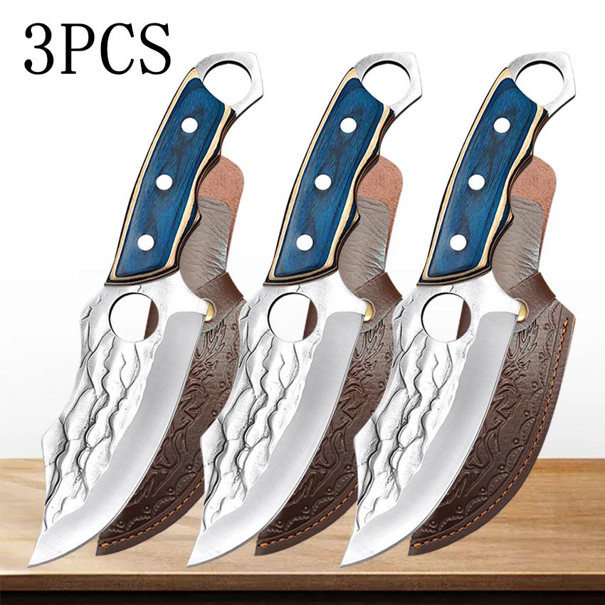 Нож для обвалки вручную, профессиональные кухонные ножи, ножи шеф-повара из нержавеющей стали, нож для нарезки фруктов, рыбы, мяса, мясника