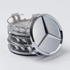 New 4 Pieces/Set Mercedes Benz AMG Wheel Center Hub Caps 75mm Diameter with Embossed Benz Emblem Tire Rim Covers for W203 W206 W220
