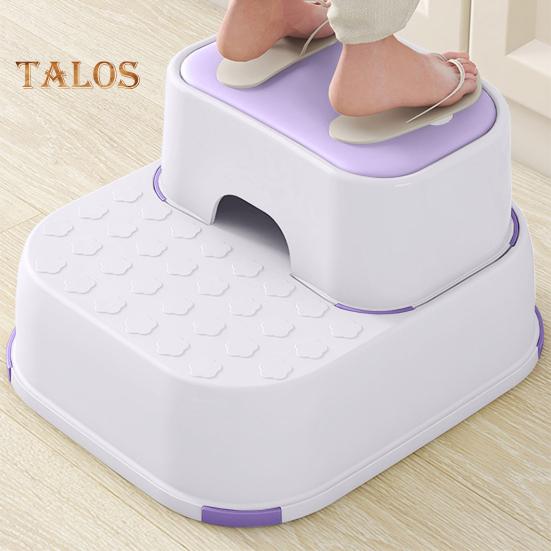 Табурет для малышей с двойной ступенчатой ​​блокировкой Табурет для малышей с функцией хранения игрушек Нескользящие резиновые ножки Приучение к горшку Табурет для приучения к горшку для мальчиков