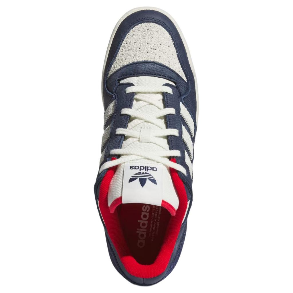 Adidas Forum Low CL Night Indigo Scarlet Кроссовки унисекс Blue Ivory Better-Scarlet IG8700