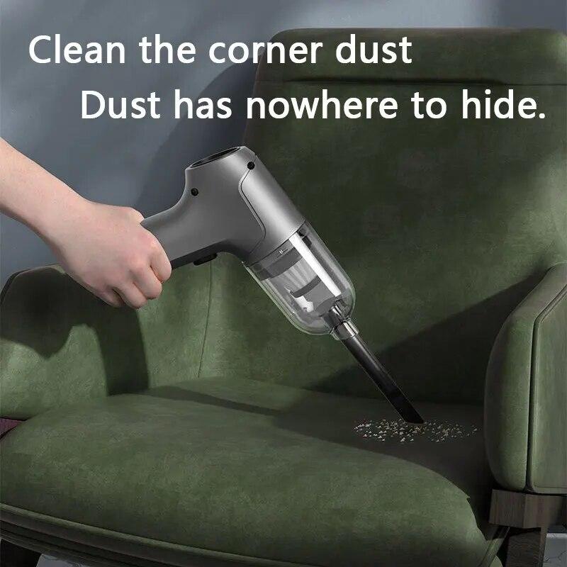 2024 15000pa Car Mounted Wireless Vacuum Cleaner Integrated Blowing Suction Functions High-power Household Handheld Portable Vacuums Cleaners