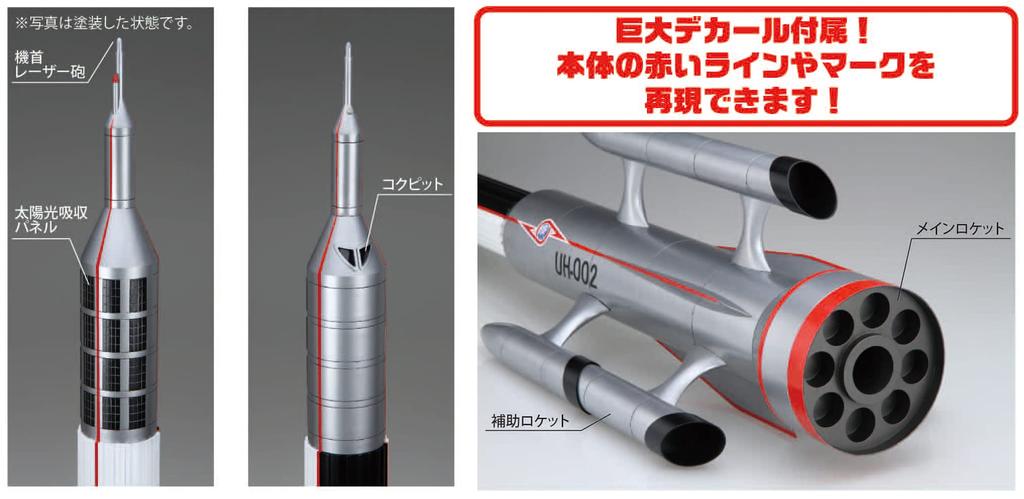 Серия спецэффектов Ultra Hawk 2 Юбилейный пакет 55 лет Пластиковая модель 1/72 №3 №