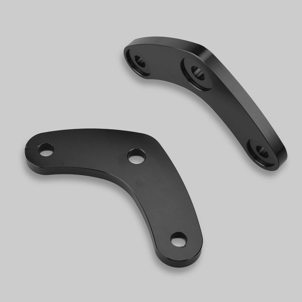 LEDISHUN Motorcycle Lowering Kit for Kawasaki Ninja 650, Z650, and Z650RS (All Model Years) - Improved Foot Reach, Rear Lowering Link Rods (Black)