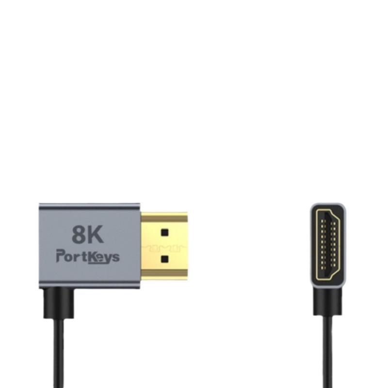 Сверхтонкий HDMI-кабель для камеры Aiken Version 2.1 8K - 8-портовый, Низкая задержка, Мягкое соединение