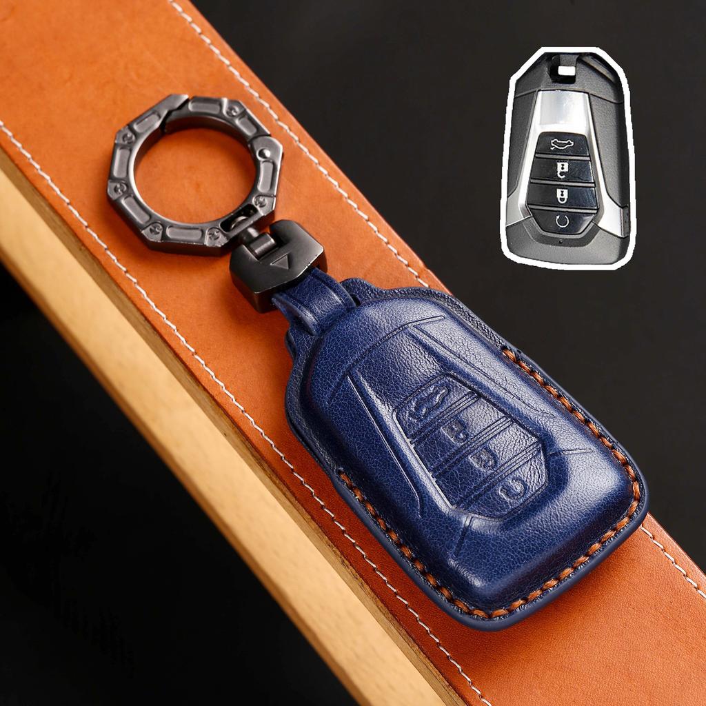 Applicable To Jiangxi Isuzu Mux Nomad D-MAX Pickup, Ruimai Lingtuo Car Key Bag Cover Leather