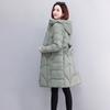 Зимние женские длинные парки с капюшоном, новинка 2023 года, плотное теплое хлопковое стеганое пальто с зимней курткой Beit для женской одежды