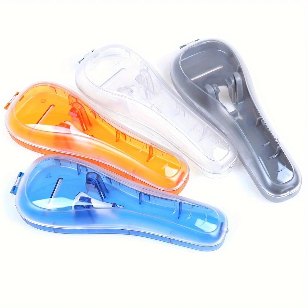 Universal Portable Shaver Storage Box, Plastic Travel Box, Manual Electric Universal Set Wash Box Available in Four Colors