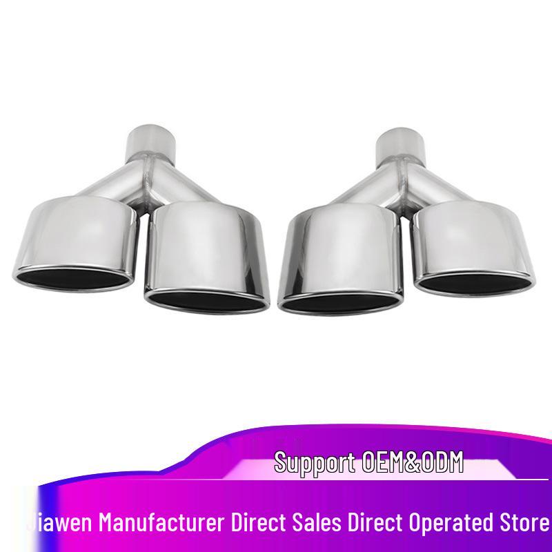 Mercedes W204-W212 C63/E63 Stainless Steel Quad-Outlet Tailpipe Muffler Upgrade