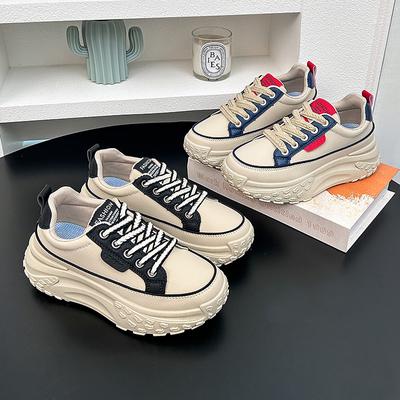 INS корейский стиль обувь на платформе для папы новые весенние уличные студенческие кроссовки для бега, увеличивающие рост для отдыха Xw021