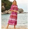 Bohemian Printed Cover-ups Sexy Summer Beach Dress Beach Tunic Women Beachwear Swimsuit Cover Up Bikini Wrap Sarongs Q1014