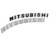 ABS Car Front Hood Emblem Stickers for Mitsubishi Lancer Pajero ASX Eclipse Cross Galant Mirage L200 Colt Outlander Accessories