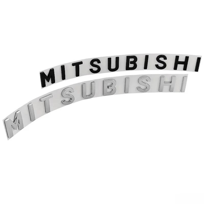 ABS Car Front Hood Emblem Stickers for Mitsubishi Lancer Pajero ASX Eclipse Cross Galant Mirage L200 Colt Outlander Accessories
