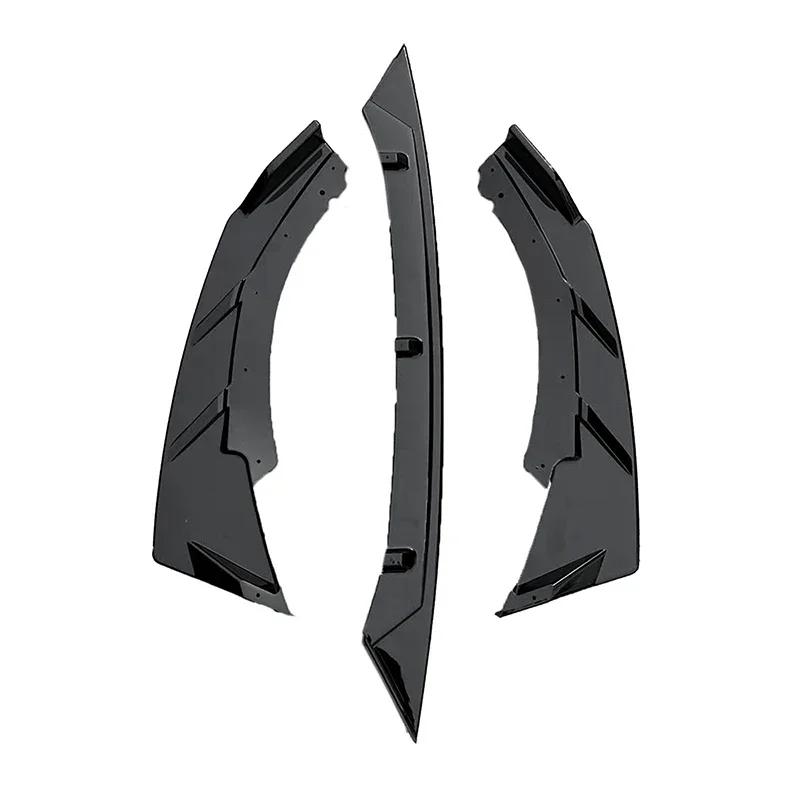 Для Volkswagen Golf 8 MK8 GTI GTD GTE Rline 2020-2024 автомобильный передний бампер губа защитные кожухи автомобиля нижние боковые сплиттеры крышка комплект