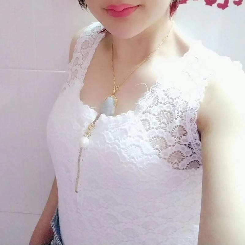 Женская кружевная майка, летняя корейская женская одежда больших размеров, верхняя одежда, модный свободный жилет, нижнее белье