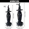 Witch Figurines Halloween Tabletop Decors Ghostly Charm Table Decors Resin Halloween Figures for Party Display