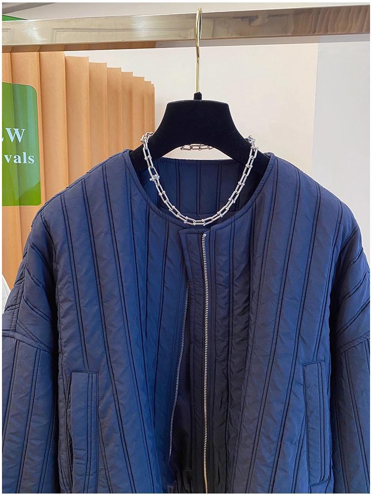 Женская стеганая хлопковая куртка свободного кроя, корейский шик, больших размеров, Весна/Осень 2025