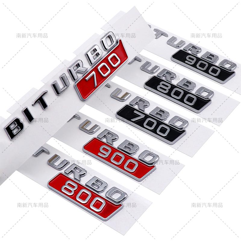 Biturbo 700 800 900 Fender Stickers Badge Rear Trunk Emblem For Benz Brabus G Class G700 G800 G900 W463 Car Styling Accessories TE8