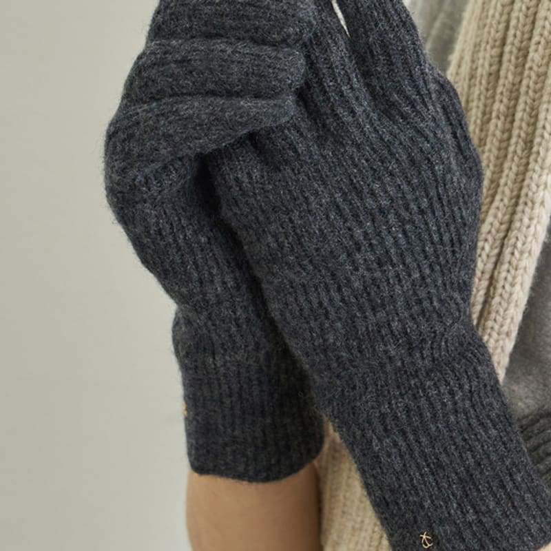 Перчатки базовые Ssecondo Wool 100%, Лена _5 цветов