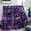 1Pc Space Print Flannel Blanket, High quality Comfortable for All Seasons, Home Decor, Warmth and Comfort, Perfect for Christmas Gifts W159