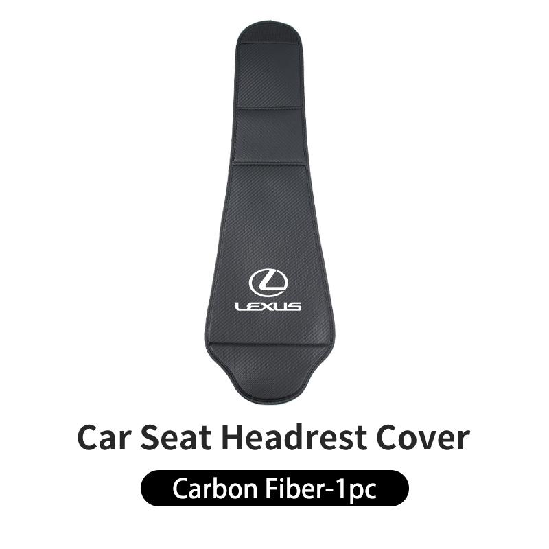 CKU5 Car Seat Headrest Cover Leather Neck Pillow Protector Interior For Lexus UX250h RX450h CT200h RX400h NX300h RX350 RX300 GX47