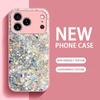 Посеребренный Чехол из Закаленного Стекла для Телефона для iPhone Чехол для 11/12/13/14/15/16/17 Pro MAX