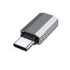 Угловой USB C адаптер, 100 Вт USB C female на USB C male удлинитель, Type C измеритель мощности для ноутбука USB C