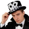 Дизайн игральных карт Высокая шляпа Дышащая ткань Высокая шляпа Для мужчин Женщин Карнавалы Семейные вечеринки И активный отдых