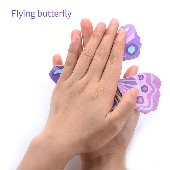 Toy Surprising Exquisite Iron Wind Up Butterfly Tricky Toy for Birthday