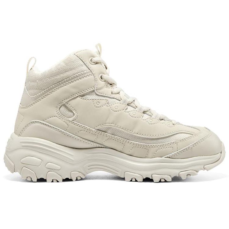 Skechers DLites 1.0 Сетчатые Удобные Спортивные Амортизирующие Прочные Высокие Повседневные Кроссовки Женские Бежевые 167569-NAT