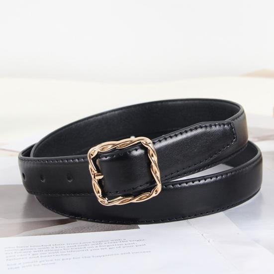 Женский ремень из искусственной кожи для платьев, брюк, юбок, тонкий женский пояс на талию