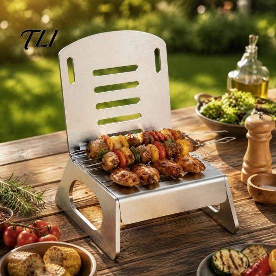 Вертикальная подставка-жаровня для курицы на пивной банке, стойка для барбекю из нержавеющей стали 304 для гриля, вращающаяся стойка для кемпинга на открытом воздухе, стойка для жарки на газовом гриле