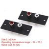 AV Adapter RCA Plate Chassis Socket RCA Jack Connector Connecting Plug RCA Terminal Audio RCA Plug