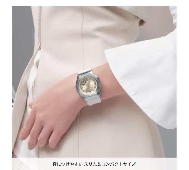 Casio Аналогово-цифровые часы G-SHOCK GM-S2110-7A9JF с металлическим покрытием