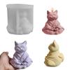 Статуэтка Животное Кошки Силиконовые Формы для Изготовления Свечей Мыла 3D Форма Животного Силиконовые Формы для Свечей для Эпоксидной Смолы