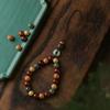 Charm Wooden Beaded Pendant Tibet Beads Lanyard Creative Car Key Ring  Backpack Decor