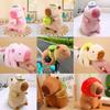 Capibara Bracelet Capybara Snaps Plush Toy Birthday Gift Arms Clasp Doll Hairy Snaps