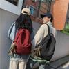Однотонная простая версия литературно-художественного школьного рюкзака для студентов, корейская версия повседневного стиля, рюкзак большой вместимости