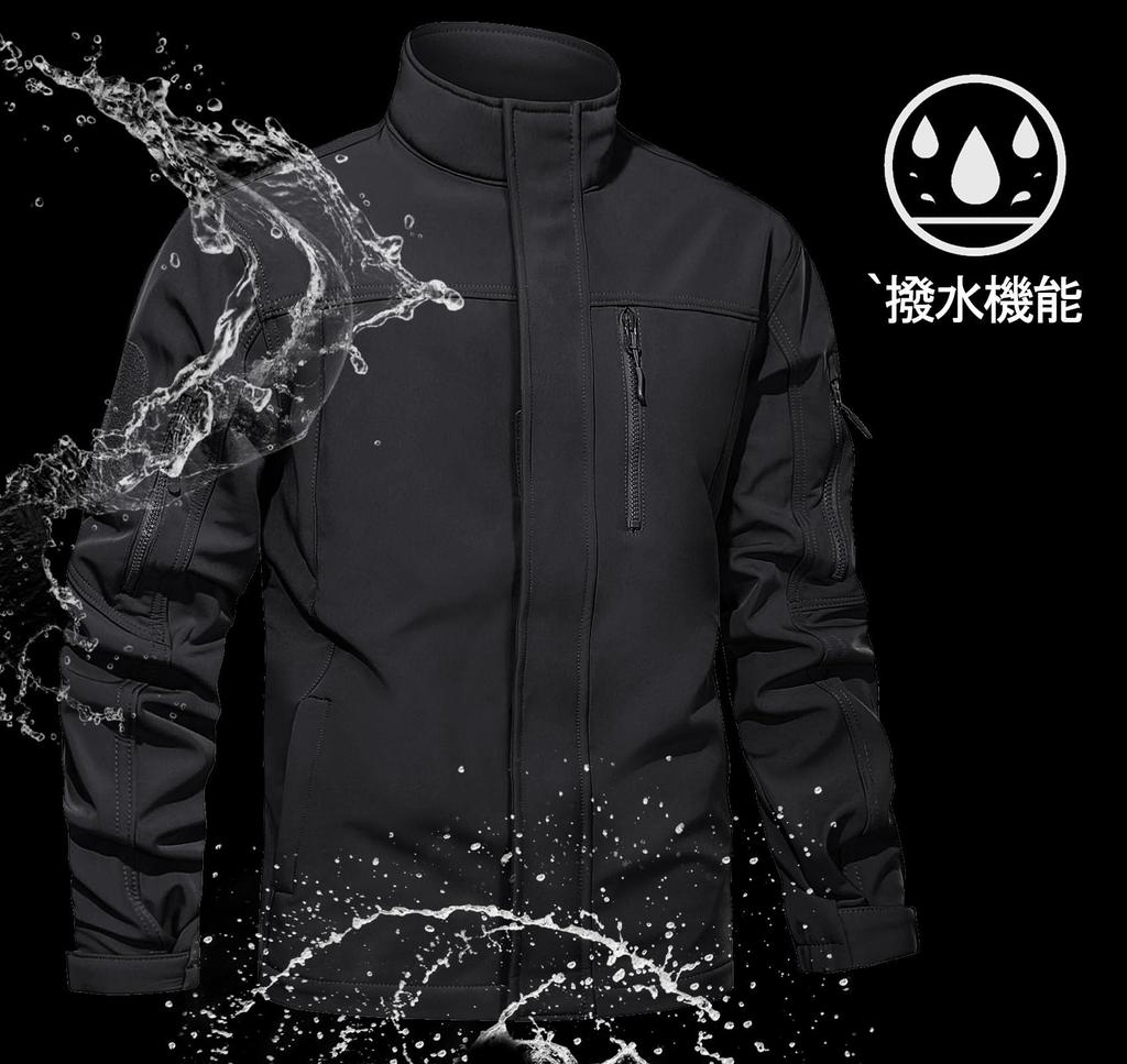 Cold Weather Work Outdoor Survival 2XL [TACVASEN] Men's Outerwear, Wear, Thick, Mountain, Loose, Wear, Warm, Activities, Casual, Stylish, Game, Black,