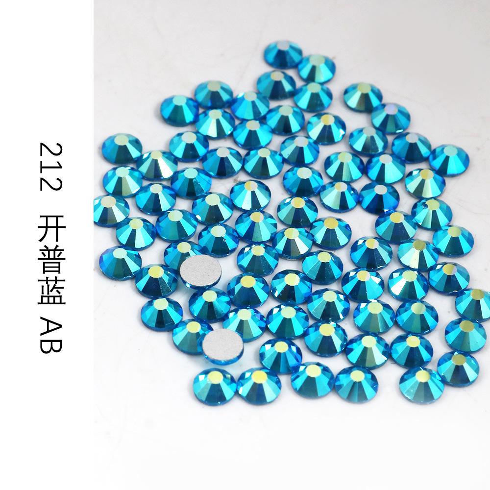 Ss3-Ss30 Разноцветные Стразы AB Стекло Плоское Дно Стразы-Бриллианты Кристалл Цветные Круглые DIY Наклейки для Маникюра Бриллиант