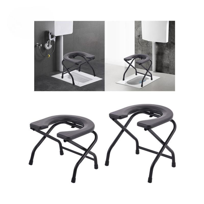 30см/38см Стул для душа Сверхпрочный Нержавеющая сталь Стул для туалета Сиденье Бытовой Портативный Сиденье для туалета для пожилых