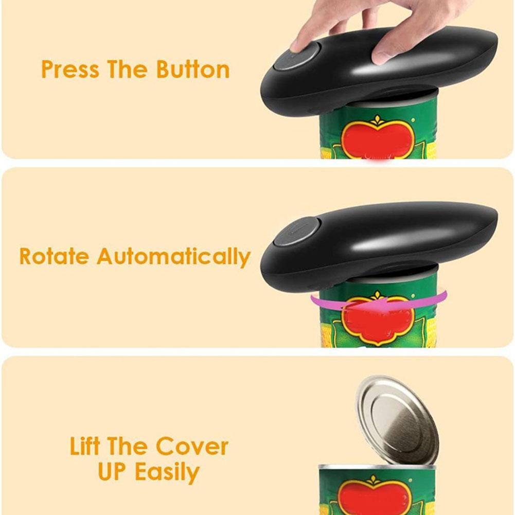 17*6*4 см электрический консервный нож черный удобный эффективный