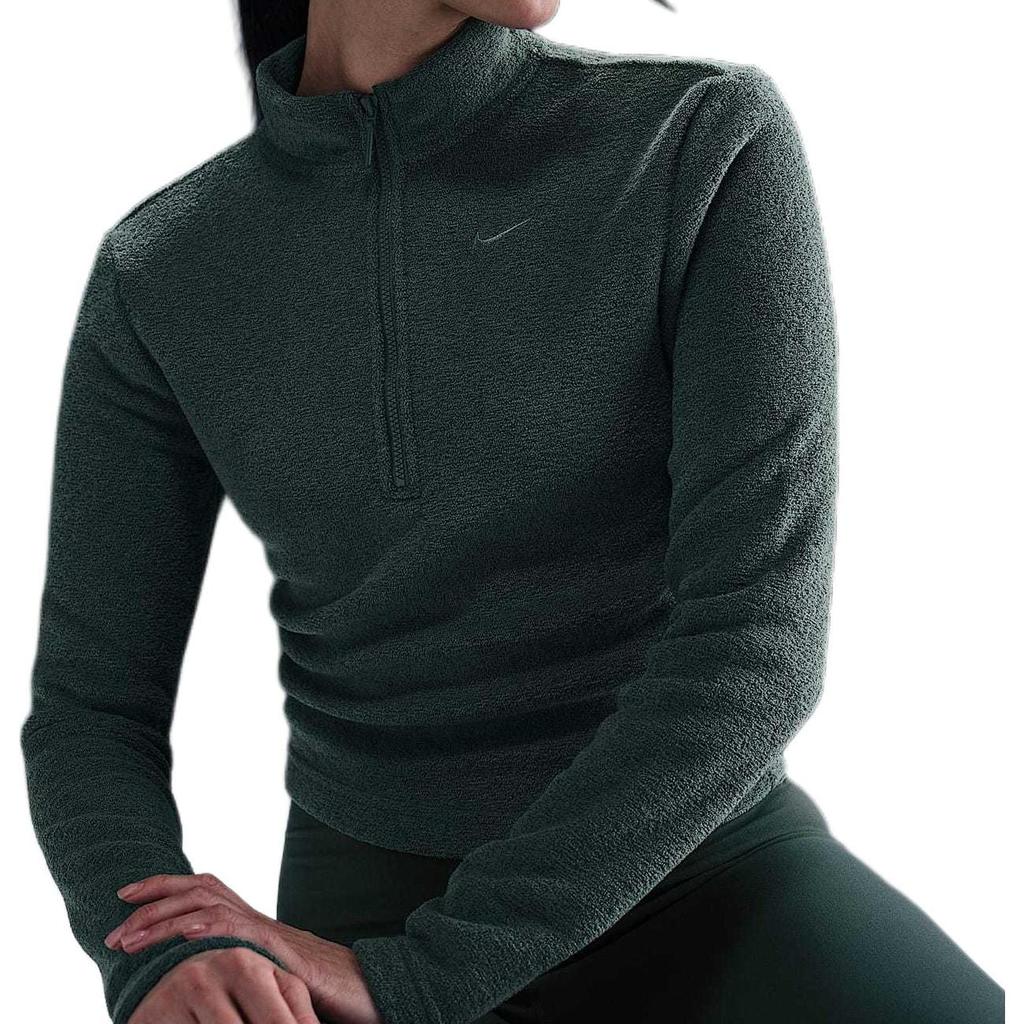 Nike Спортивная одежда Phoenix Плюшевая Женская Приталенная С Длинным Рукавом Уютный Флис С Молнией 1/2 FV8029-338